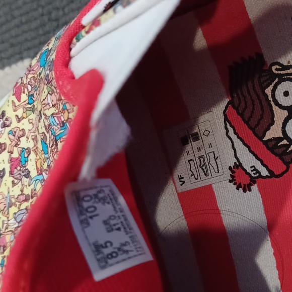 Vans Classic Where's Waldo Slip on Sneakers Limited Edition Women's 10 - Picture 14 of 16